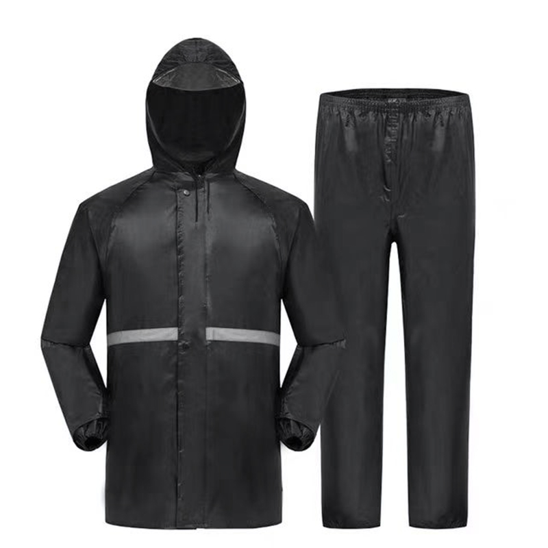 2pcs Hooded Coat & Pant Rain S - Motorcycle Gear Mens recension och pris