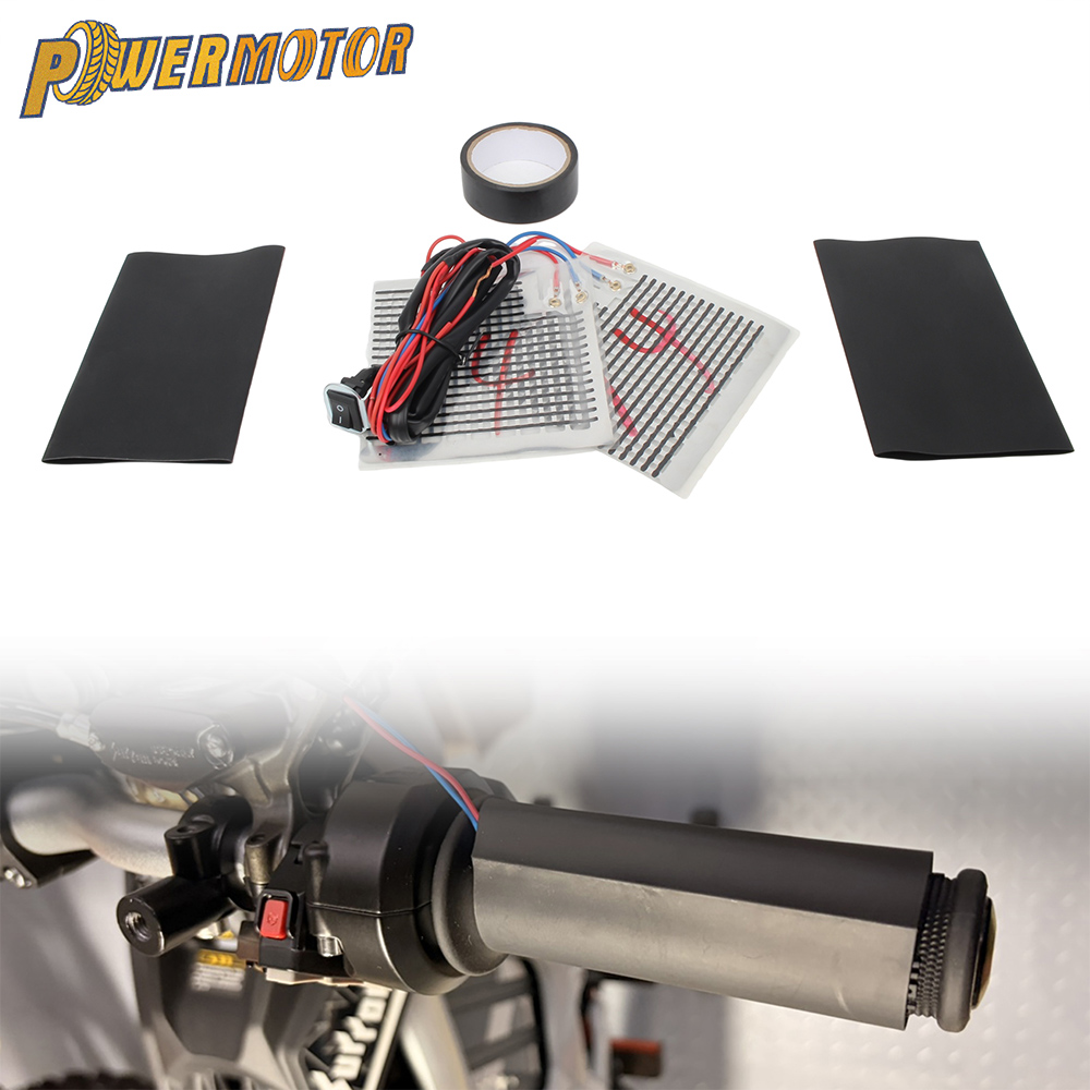 Motorcycle 12V Heated Grips El - Handlebar Grip Heated recension och pris