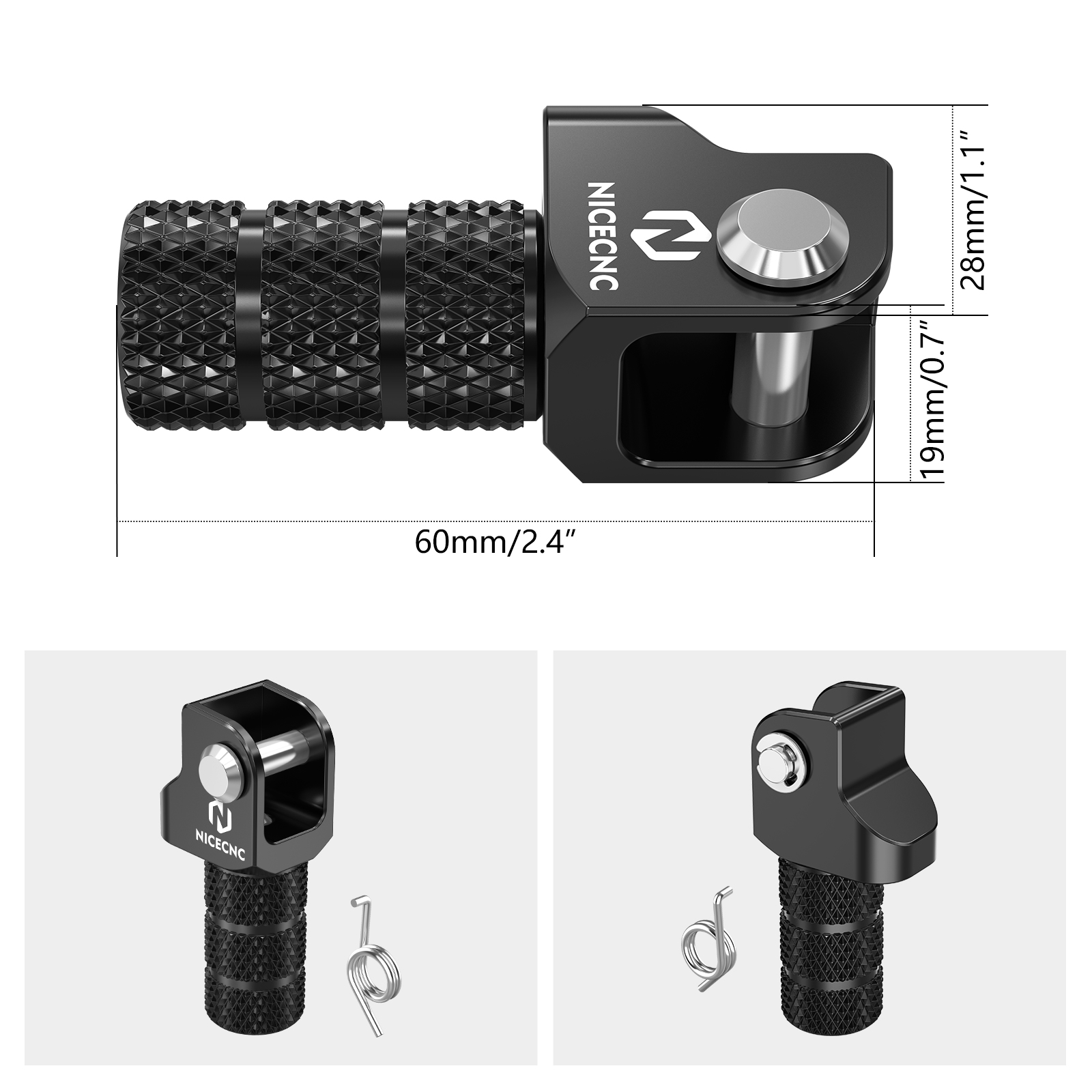 NICECNC Motorcycle Adjustable  - Motorcycle Gear Lever Extender recension och pris