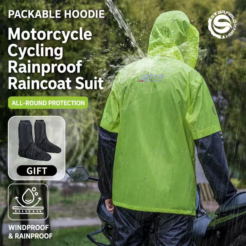 SFK Motorcycle Riding Raincoat - Motorcycle Gear Mens recension och pris